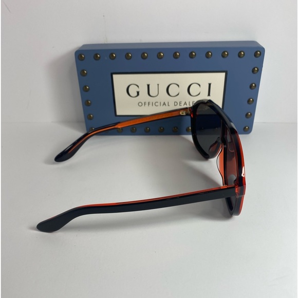 New -GUCCI Grey Mirror Shield Men's Sunglasses
GG1038S 001 99 - Picture 6 of 12